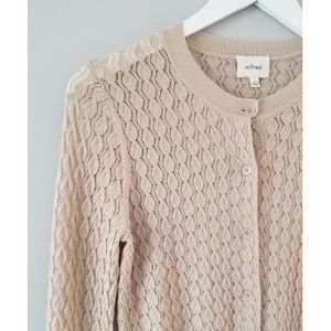 Wilfred Button-Front Cardigan EUC